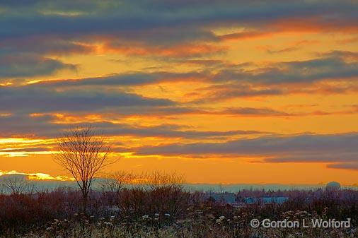 Late Autumn Sunset_11173.jpg - Photographed at Ottawa, Ontario - the capital of Canada.
